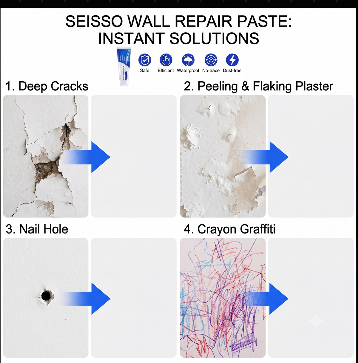 Wall Repair Paste | Buy 1 Get 1 Free 🔥
